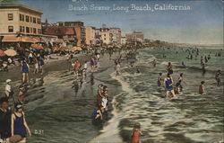 Beach Scene Postcard