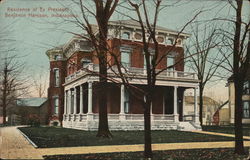 President Harrison's Home Indianapolis, IN Postcard Postcard Postcard