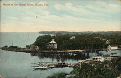 Mouth of the Miami River Postcard