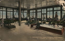 Children's Play Room Adjoining Roof Garden, H.C. Capwell Co. Oakland, CA Postcard Postcard Postcard