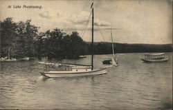 At Lake Poctopaug Postcard