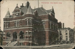 Post Office Fort Scott, KS Postcard Postcard Postcard