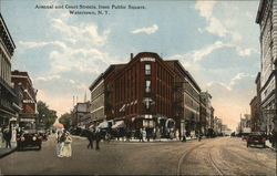 Arsenal and Court Streets Watertown, NY Postcard Postcard Postcard