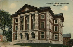 Penobscot County Court House Bangor, ME Postcard Postcard Postcard