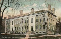 University Hall, Harvard College Postcard