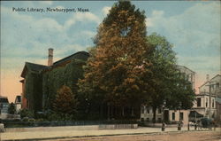 Public Library Newburyport, MA Postcard Postcard Postcard