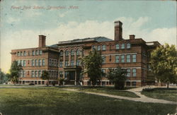 Forest Park School Postcard