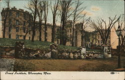 Oread Institute Worcester, MA Postcard Postcard Postcard