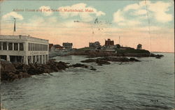 Adams House and Fort Sewell Marblehead, MA Postcard Postcard Postcard