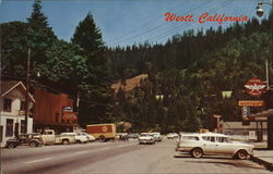 Street Scene Weott, CA Postcard Postcard Postcard