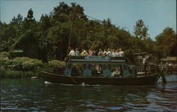 Keel Boat in Frontierland Postcard