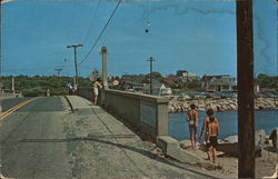 Bridge Connecting Misquamicut and Weekapaug Postcard