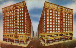 Rosslyn Hotels Los Angeles, CA Postcard Postcard Postcard