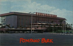 Pompano Park Raceway Postcard