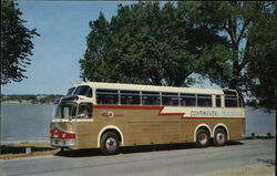 Continental Trailways Golden Eagle Postcard