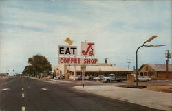 J's Coffee Shop Modesto, CA Postcard Postcard Postcard