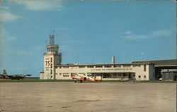 Operations Building and Tower, U.S. Naval Air Station Brunswick, ME Postcard Postcard Postcard