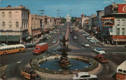 Dexter Avenue Looking East showing State Capitol Postcard