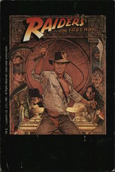 Raiders of the Lost Ark VHS Ad Postcard