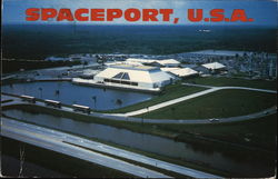 Aerial View of Spaceport, USA Kennedy Space Center, FL Postcard Postcard Postcard