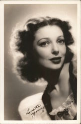 Loretta Young Actresses Postcard Postcard Postcard