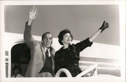 Ed Sullivan & Wife Postcard