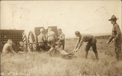 10th F.A. Yale Artillery Postcard