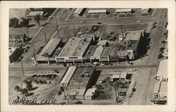 Aerial View of Town Postcard