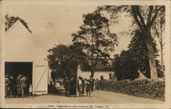 Coach House and Driveway Postcard