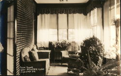 Odd Fellows Home - Sun Room Auburn, ME Postcard Postcard Postcard