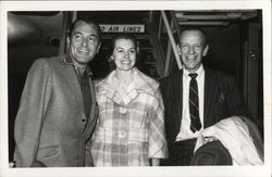 Tony Martin, Cyd Charisse and Fred Astaire Postcard