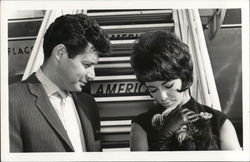 Liz Taylor, Eddie Fisher Postcard