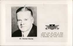 Herbert Hoover Presidents Postcard Postcard Postcard