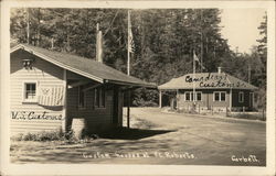 U.S. and Canadian Customs Houses Point Roberts, WA Postcard Postcard Postcard