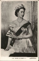 H.M. Queen Elizabeth II Royalty Postcard Postcard Postcard