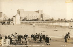 Rainbow Pier and Municipal Auditorium Postcard