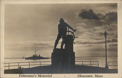 Fisherman's Memorial Gloucester, MA Postcard Postcard Postcard