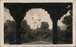 View of Taj Mahal Postcard