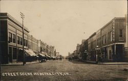 Street Scene Webster City, IA Postcard Postcard Postcard