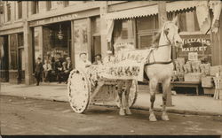 Horse and Cart Decorated for Parade for Williams Market Events Postcard Postcard Postcard