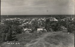 Aerial View Limon, Costa Rica Central America Postcard Postcard Postcard