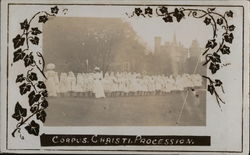 Feast of Corpus Christi Procession Postcard