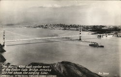 Golden Gate Bridge Postcard