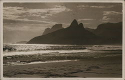 Leblon Beach Rio de Janeiro, Brazil Postcard Postcard Postcard