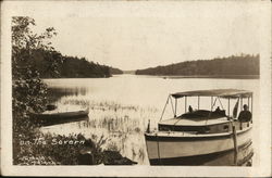 Boats on Severn River Ontario Canada Postcard Postcard Postcard