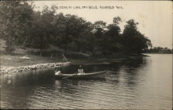 Scene at Lake Amy Belle Postcard