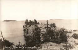 Rocky Point Near Minong Lodge Isle Royale, MI Postcard Postcard Postcard