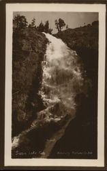 Susie Lake Falls South Lake Tahoe, CA Postcard Postcard Postcard