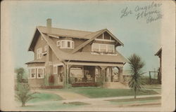 Bungalow, Tinted Postcard