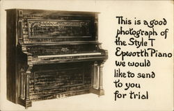 Epworth Piano Postcard